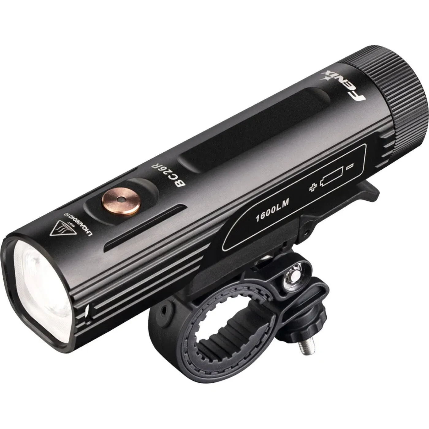 Fenix BC26R Rechargeable Bike Light, 1600 Lumens Super Bright with Dual Batteries and LumenTac Battery Organizer