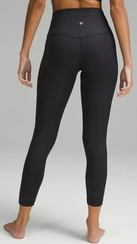 Lululemon Align High-Rise Pant 25" 2 / Ripple Emboss Black