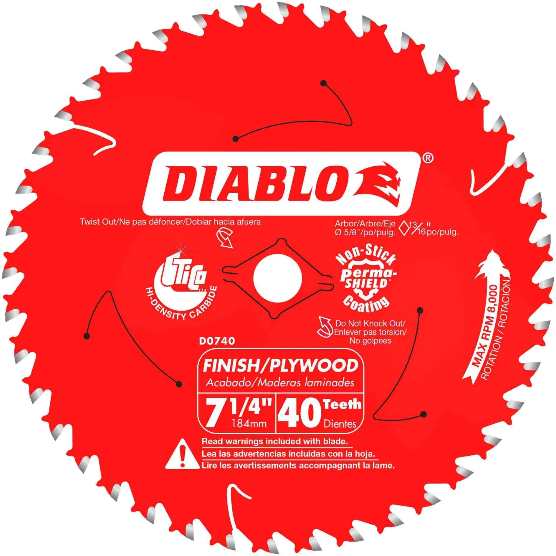 Freud Diablo 5-3/8"" - 8-1/4"" Finish Saw Blades