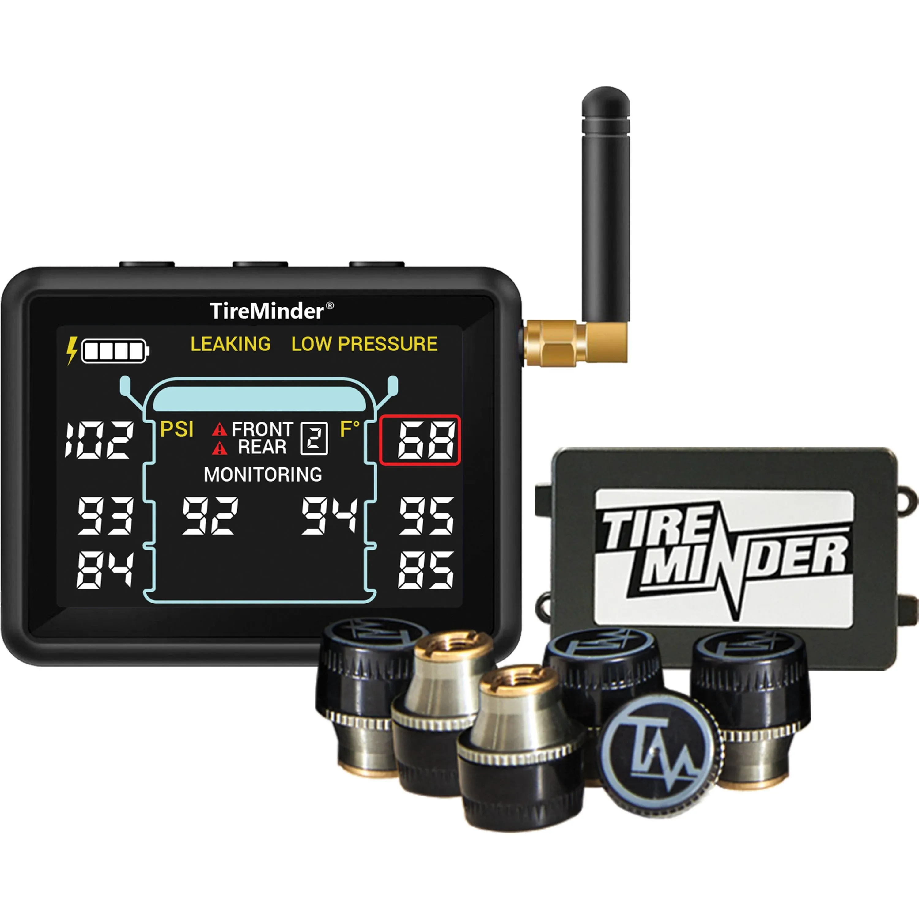 TireMinder i10 RV TPMS with 4 Transmitters