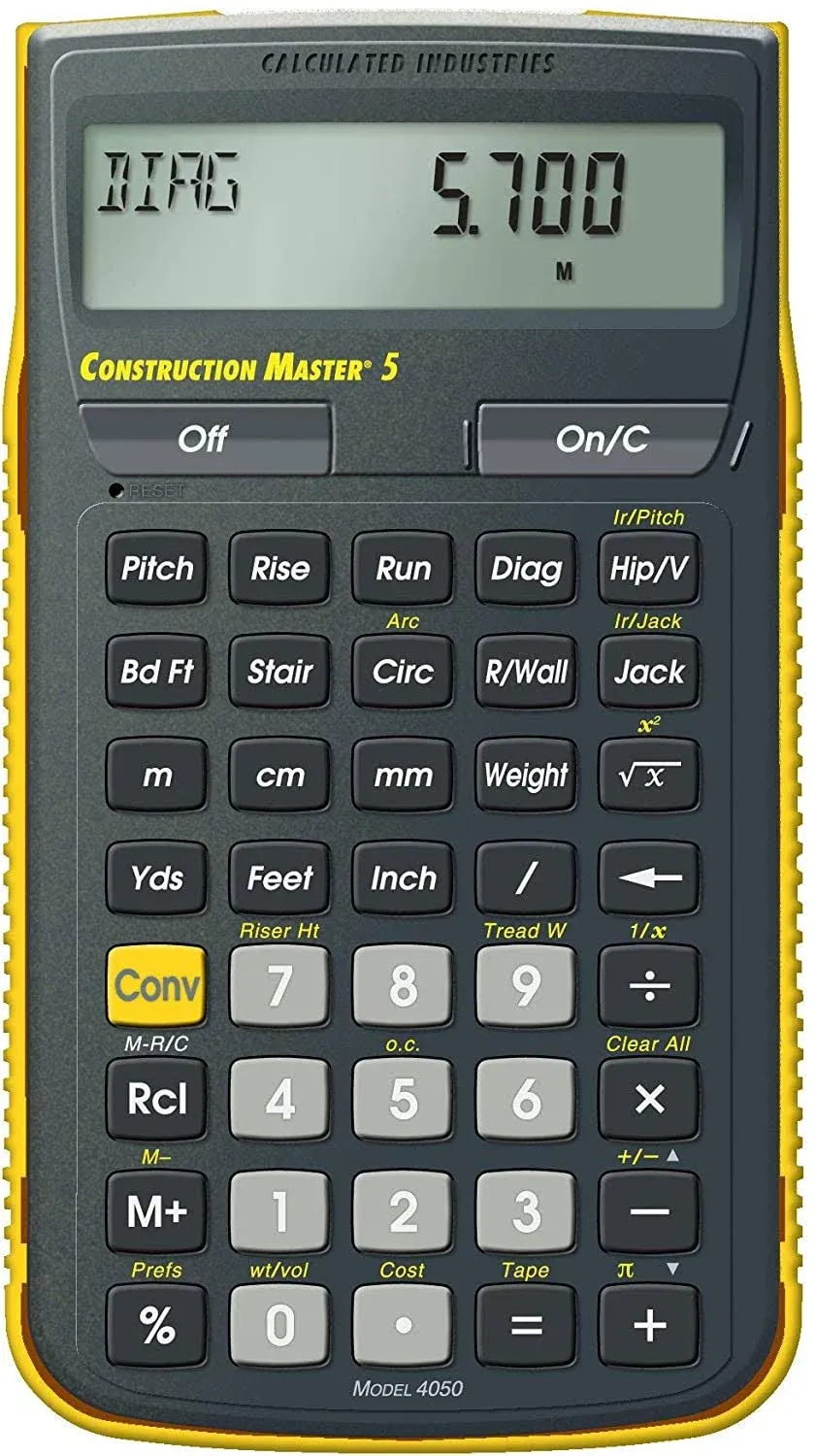 Construction Master 5 Calculator