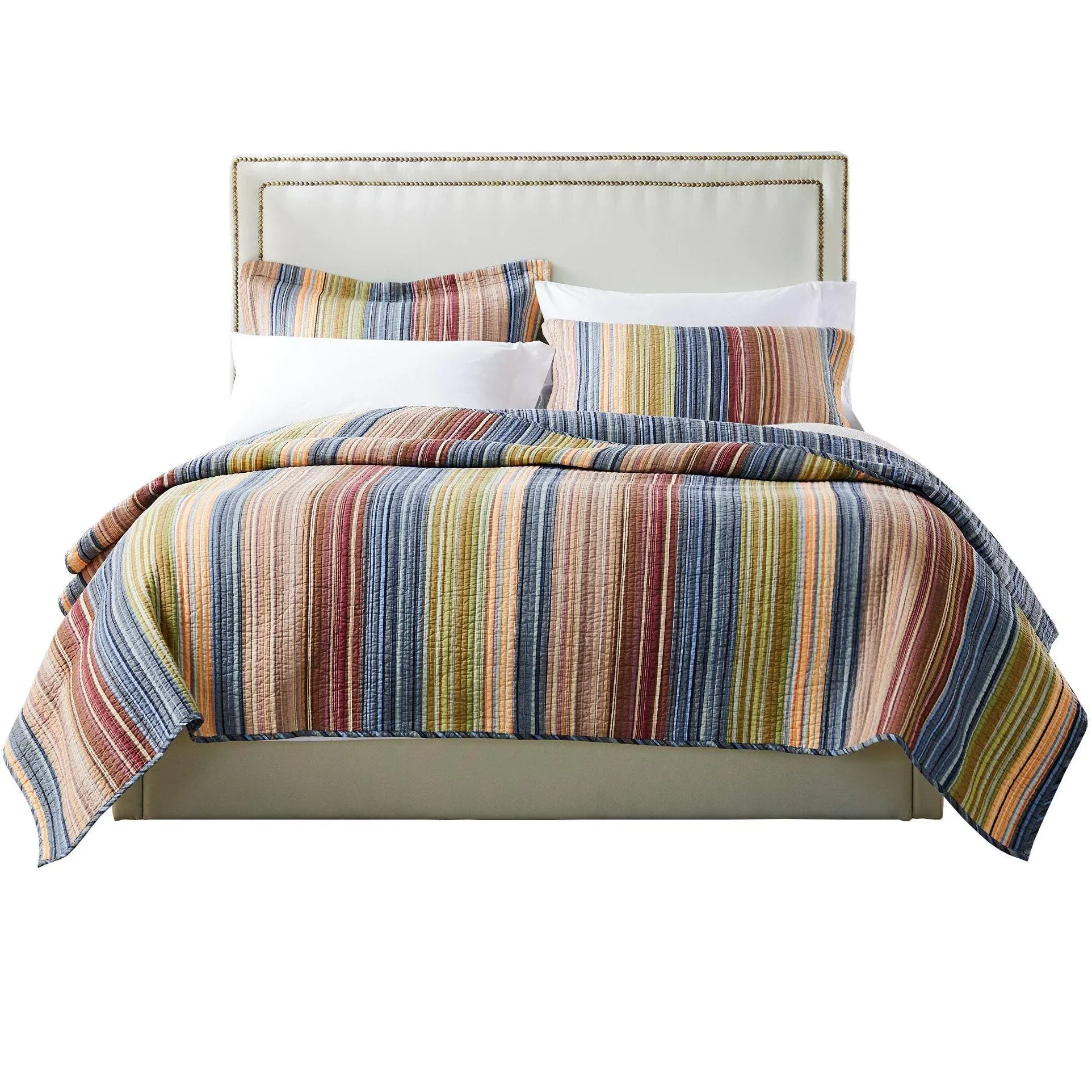 Katy 2-Piece Multicolored Twin Quilt Set