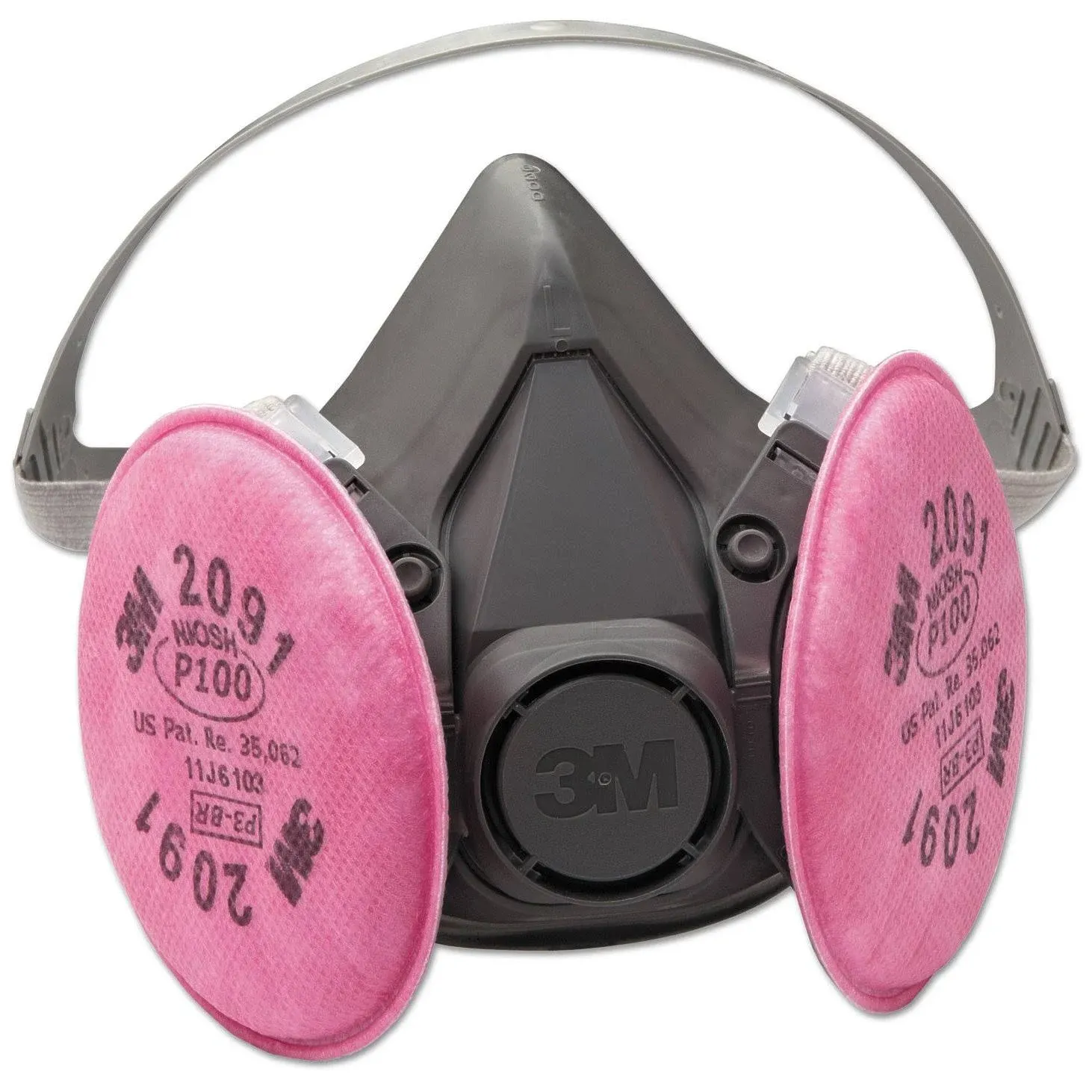 3M Half Facepiece Respirator 6000 Series, Reusable