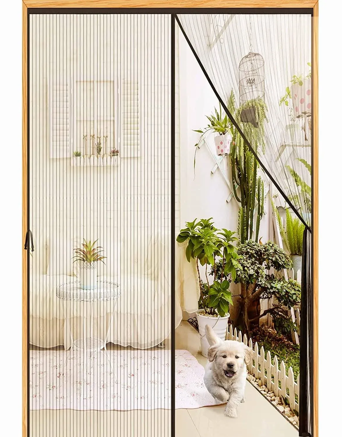 Elytsemoh Magnetic Screen Door-Fit 36x82inch Door-Screen Door Itself Size ...