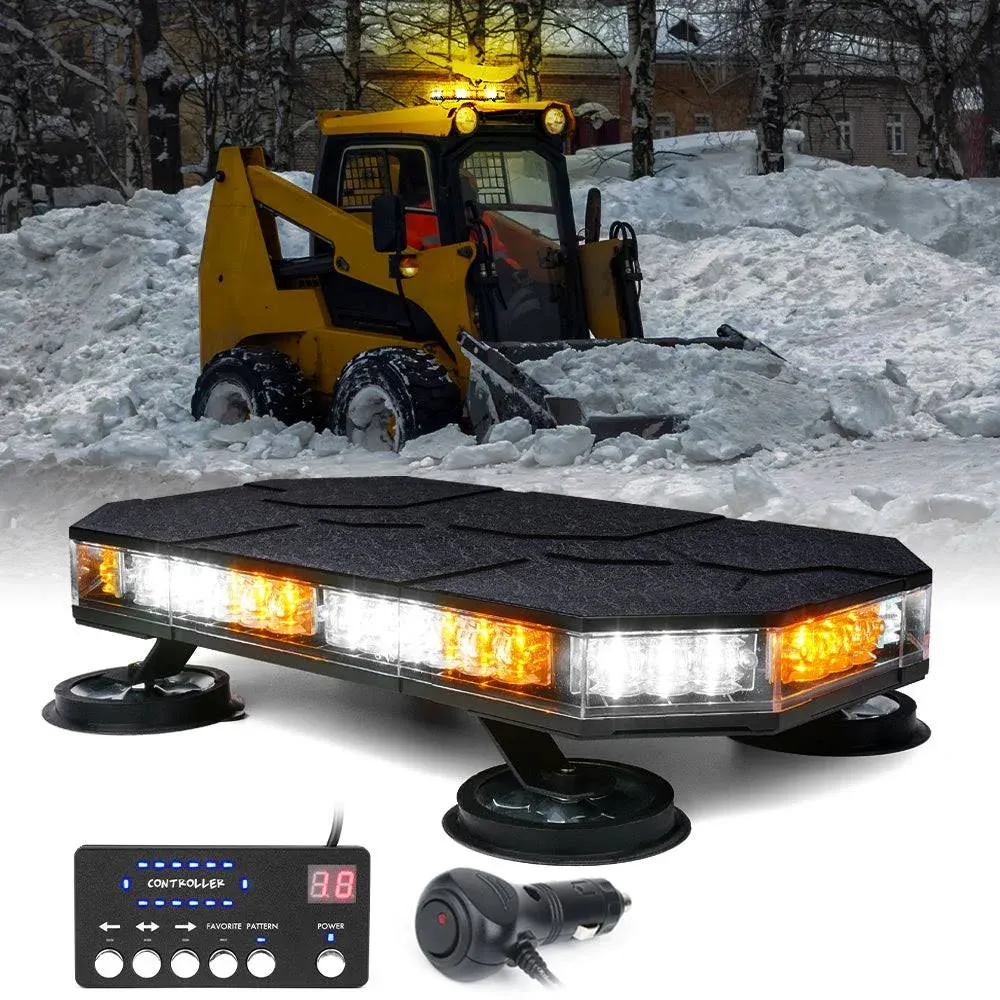 Xprite® SL-C110M-G2-WY - Ranger G2 Series 14&quot; 42-LED White/Amber Magnet Mount Light Bar