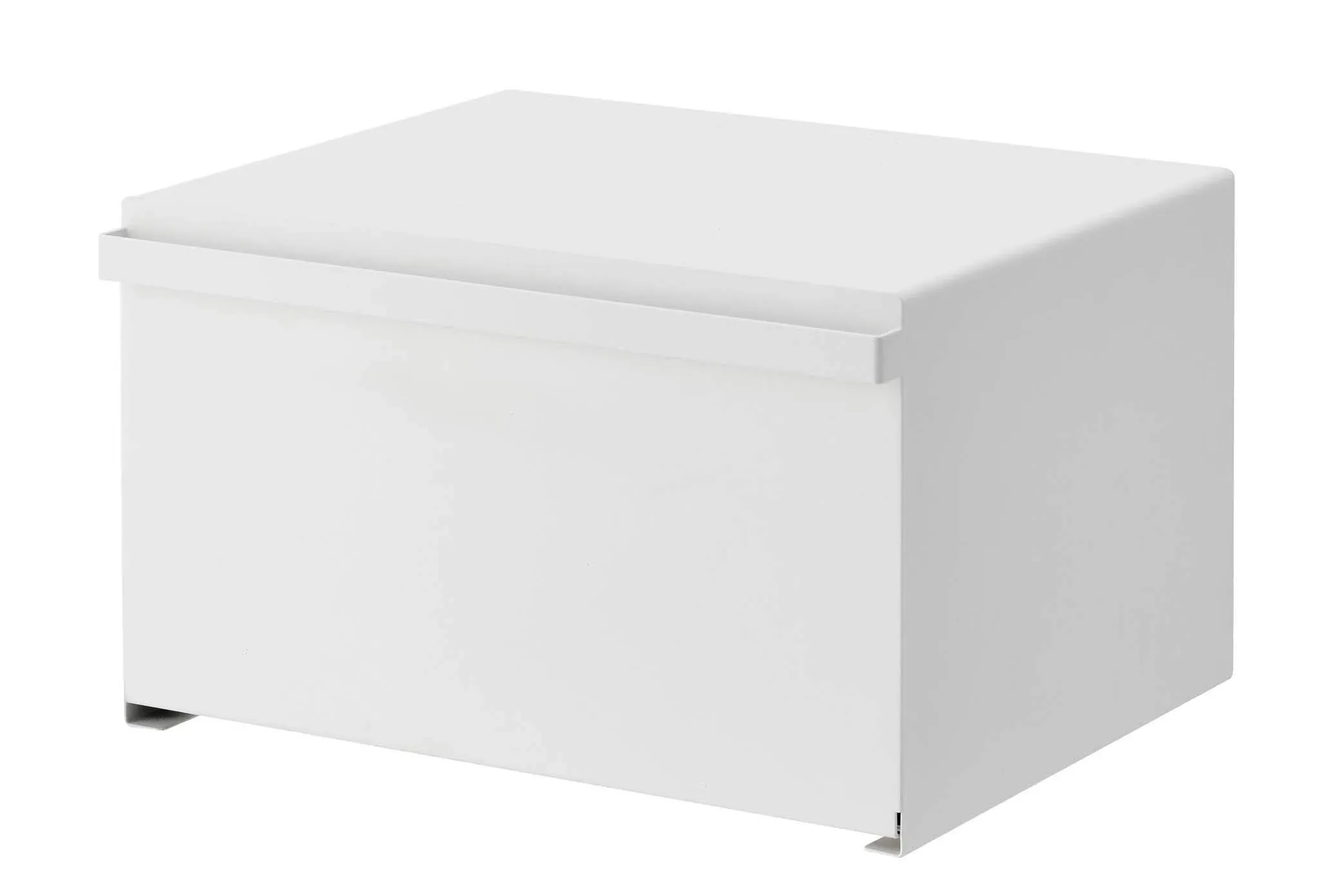 Yamazaki Steel Tower Bread Box - White