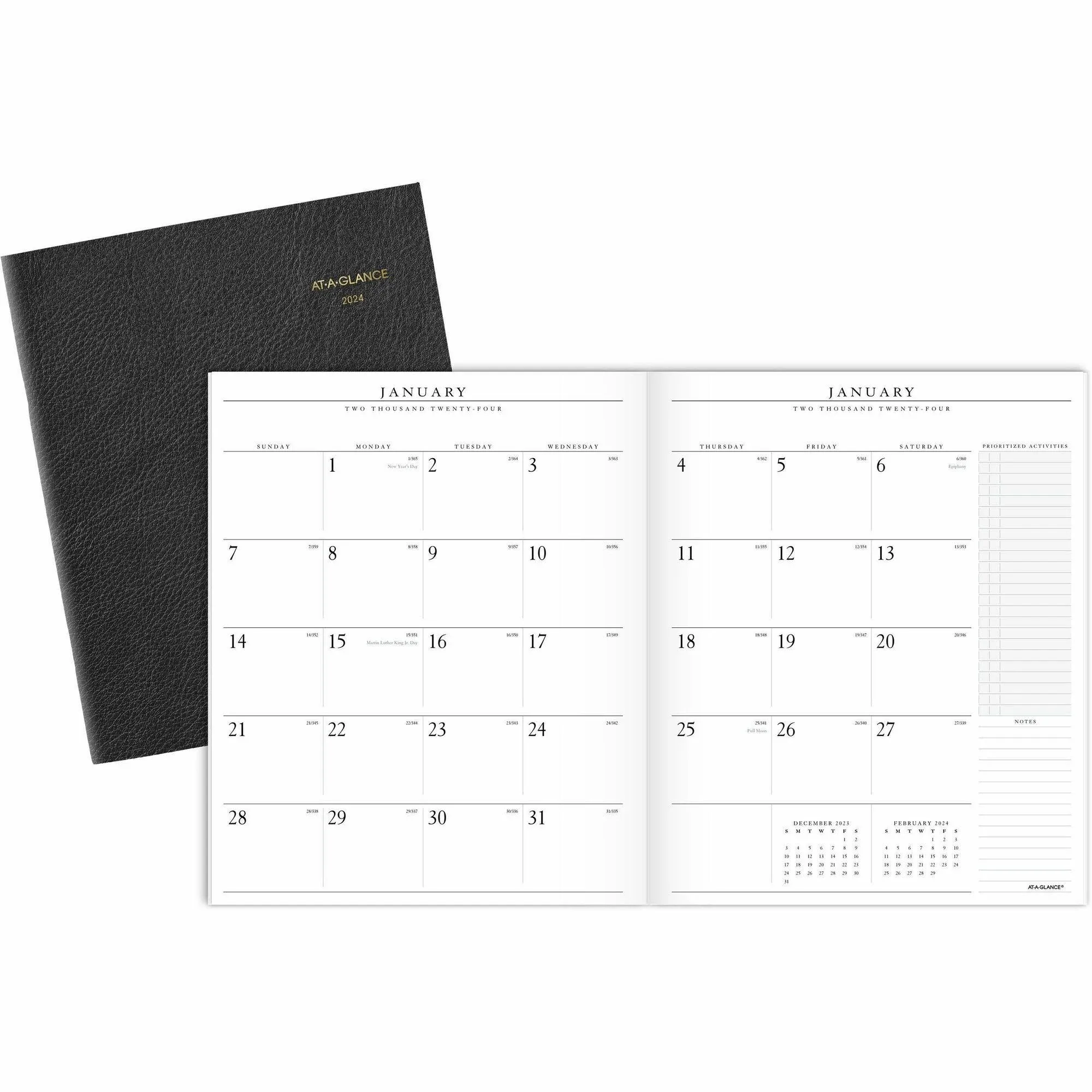 At-a-glance Executive Monthly Padfolio Refill, White