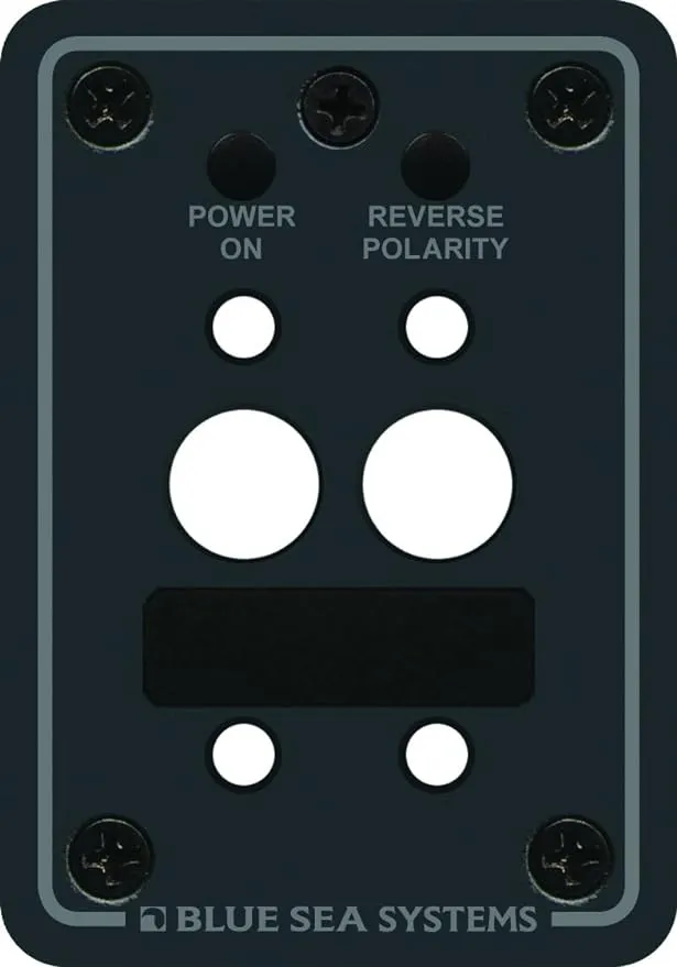 Blue Sea Systems 8173 A-Series Double Blank Mounting Panel