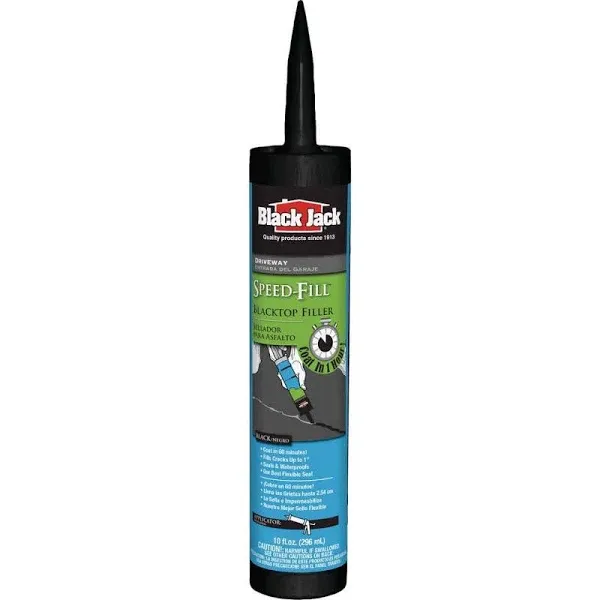 Black Jack Speed-Seal Blacktop Filler Dark Black 10.1 Oz