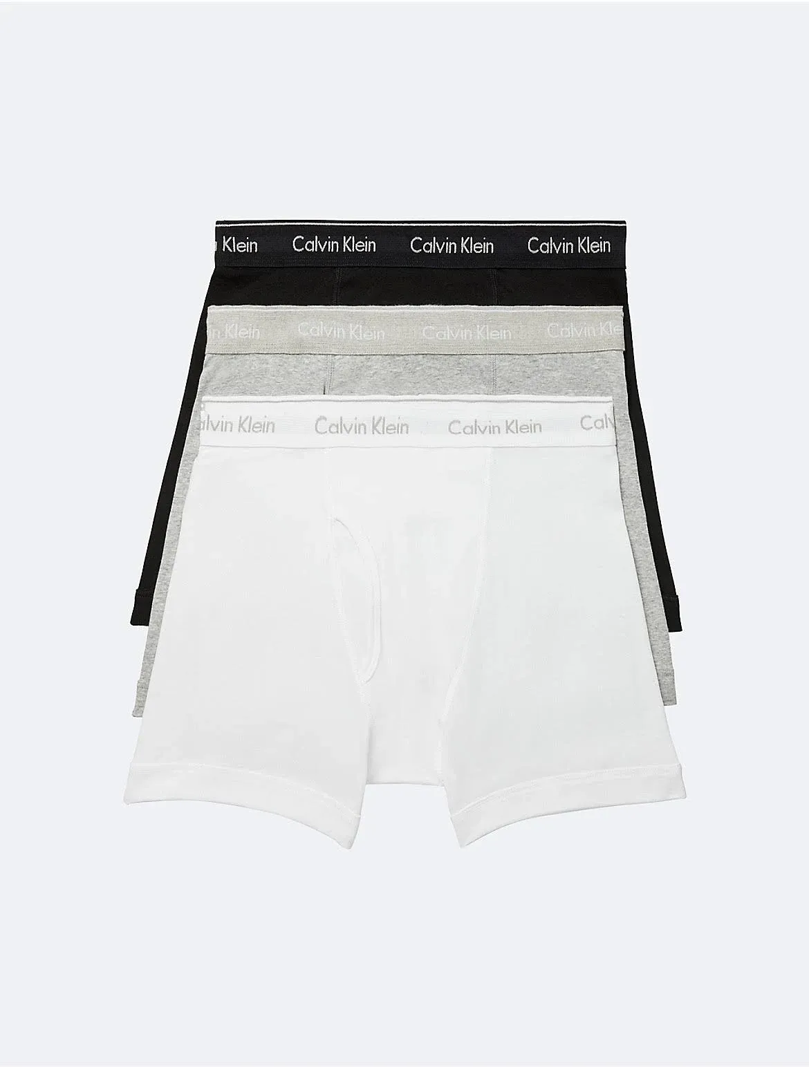 Calvin Klein Calzoncillos bóxer clásicos de algodón para hombre (3 unidades)