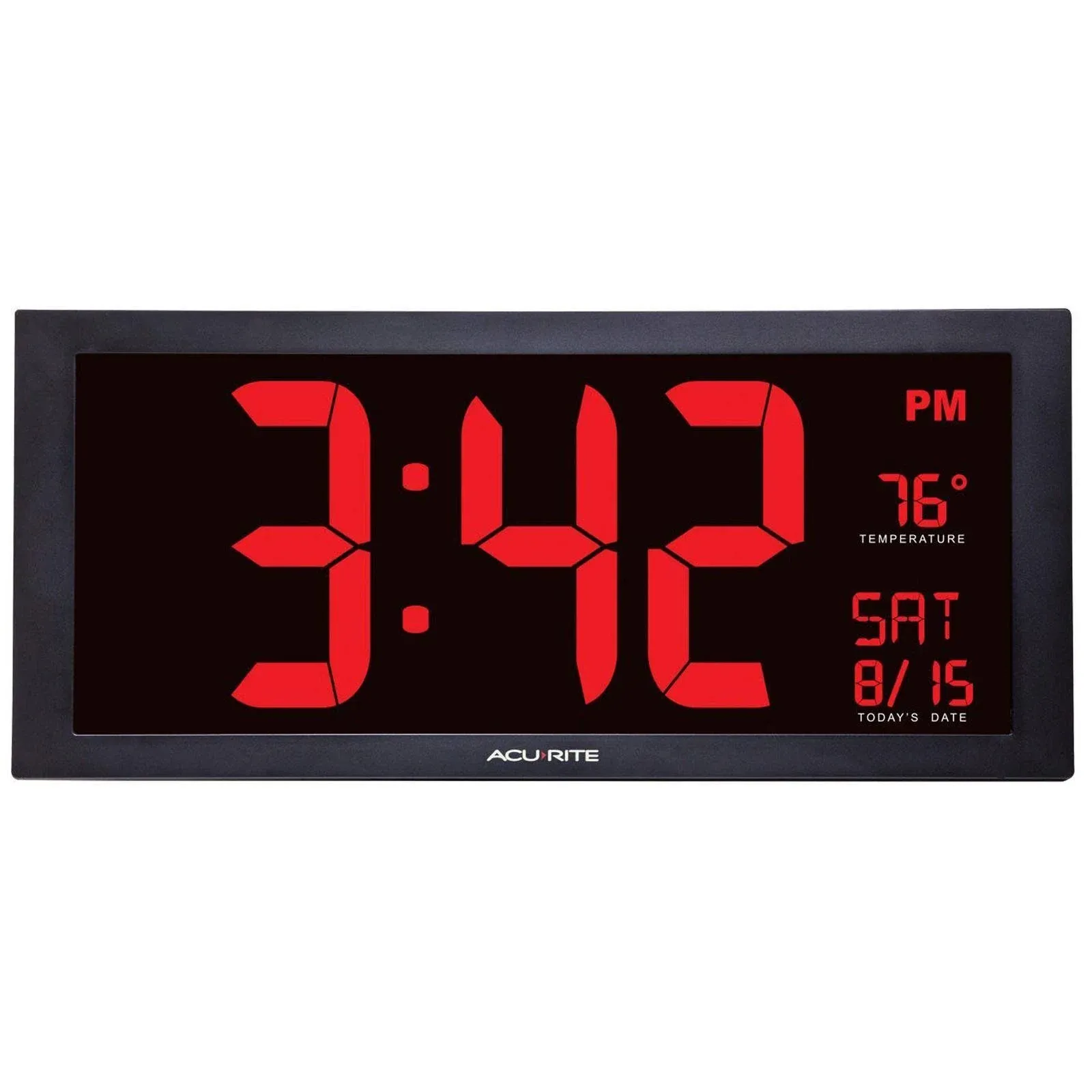 Acurite Digital 18" Wall Clock