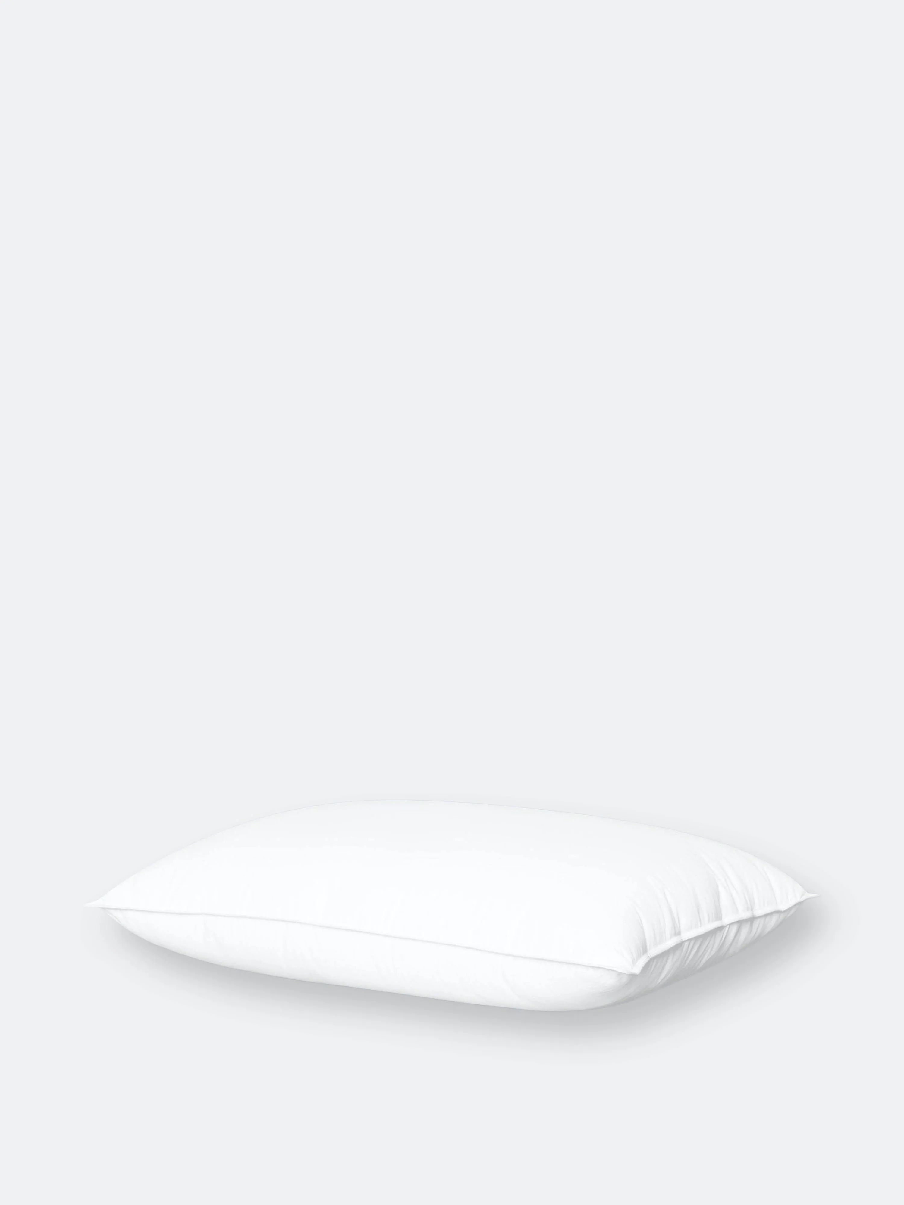 FluffCo Down & Feather Pillow - Standard - Soft - White