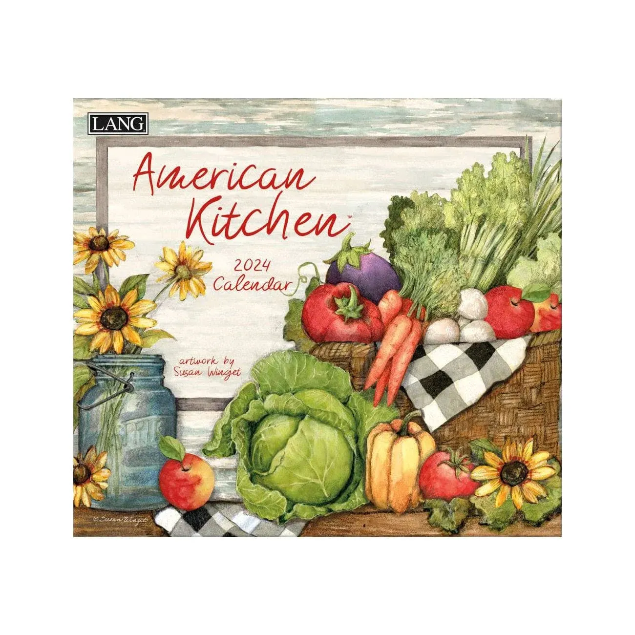 Susan Winget American Kitchen Wall Calendar