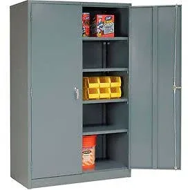 Global Industrial Unassembled Metal Storage Cabinet 48x24x78, GrayGlobal Industrial Unassembled Metal Storage Cabinet 48x2…