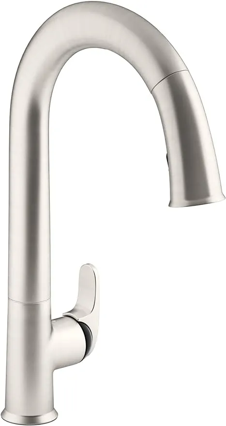 KOHLER 72218-B7-VS Sensate Touchless Kitchen Faucet, Kitchen Sink Faucet with Pull Down Sprayer and Response Technology