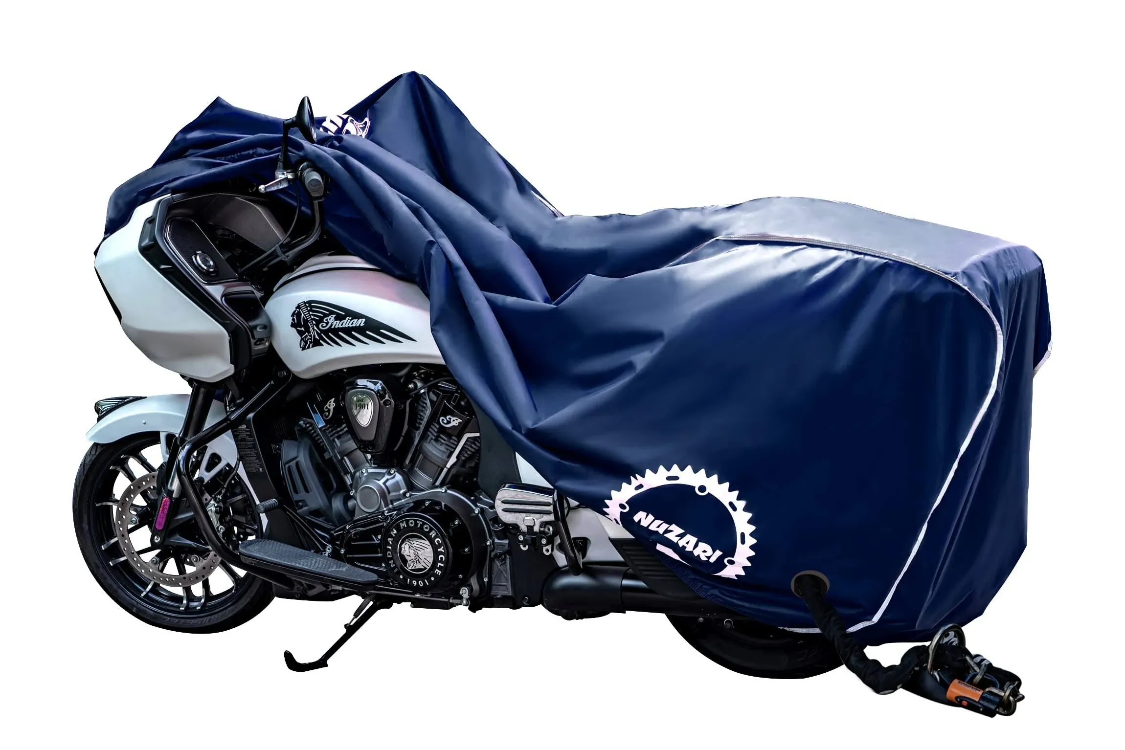 Nuzari Premium Motorcycle Cover - Perfect Waterproof Motorcycle Cover - Harley ...