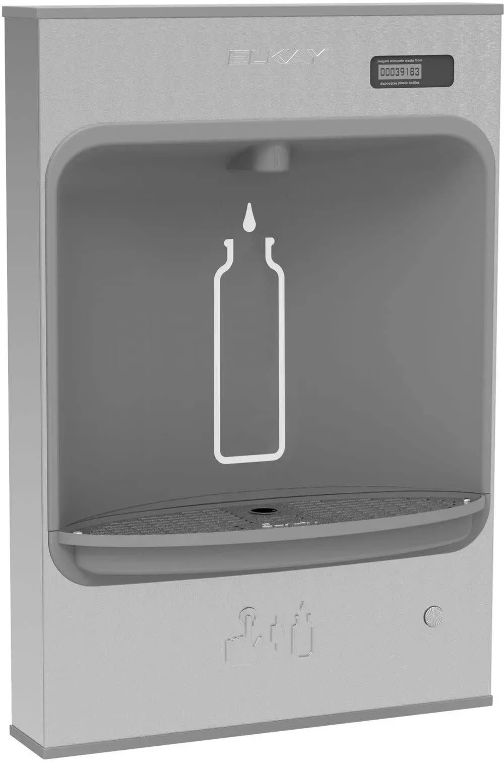 Elkay (EMASMB) ezH20 Mechanical Bottle Filling Station Surface Mount Battery Powered Non Filtered Non Refrigerated