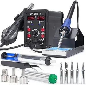 WEP Hot Air Soldering Iron Station Kit 8786D-I SE