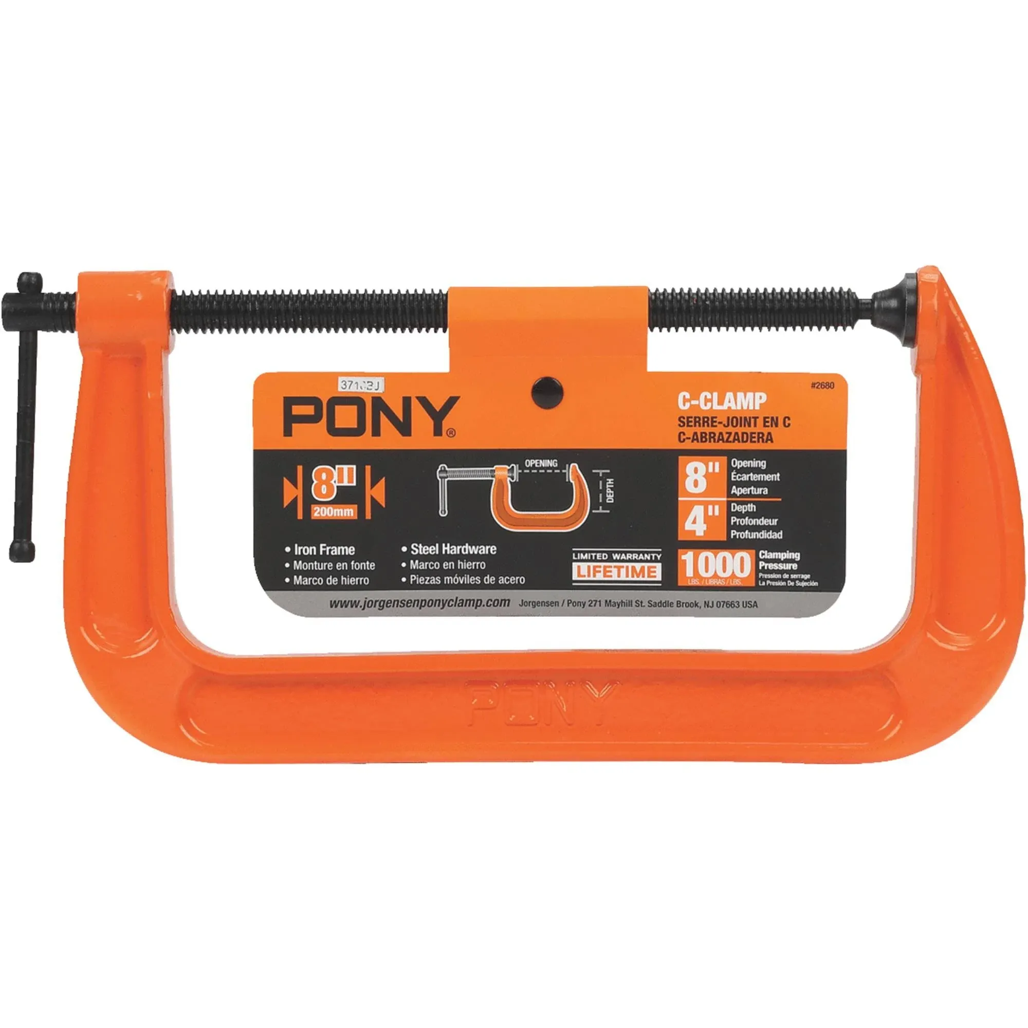 Pony 8" Classic C-Clamp ~ No. 2680