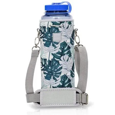 Made Easy Kit Neoprene Water Bottle Carrier Holder w/ Adjustable Shoulder Strap