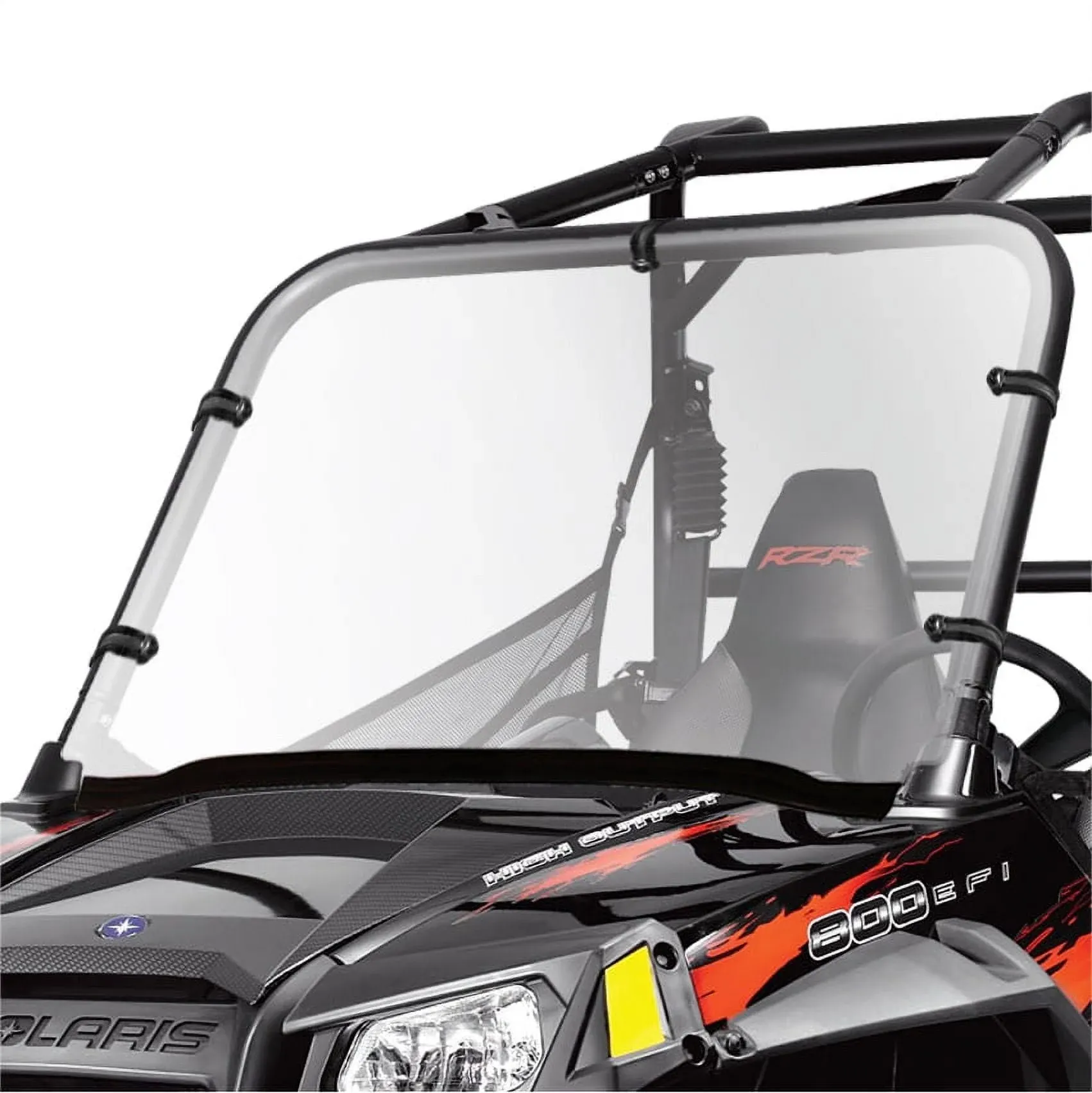 Clear Windshield UTV Front Full Windshield for Polaris Razor, 12-18 RZR 570, ...