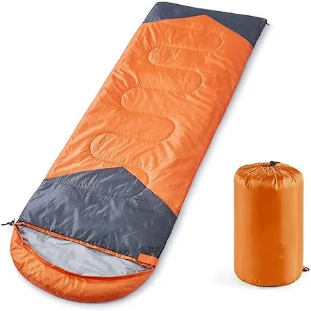 oaskys Camping Sleeping Bag - 3 Season Warm & Cool Weather - Summer Spring Fall Lightweight Waterproof for Adults Kids - Camping Gear Equipment, Traveling, and Outdoors