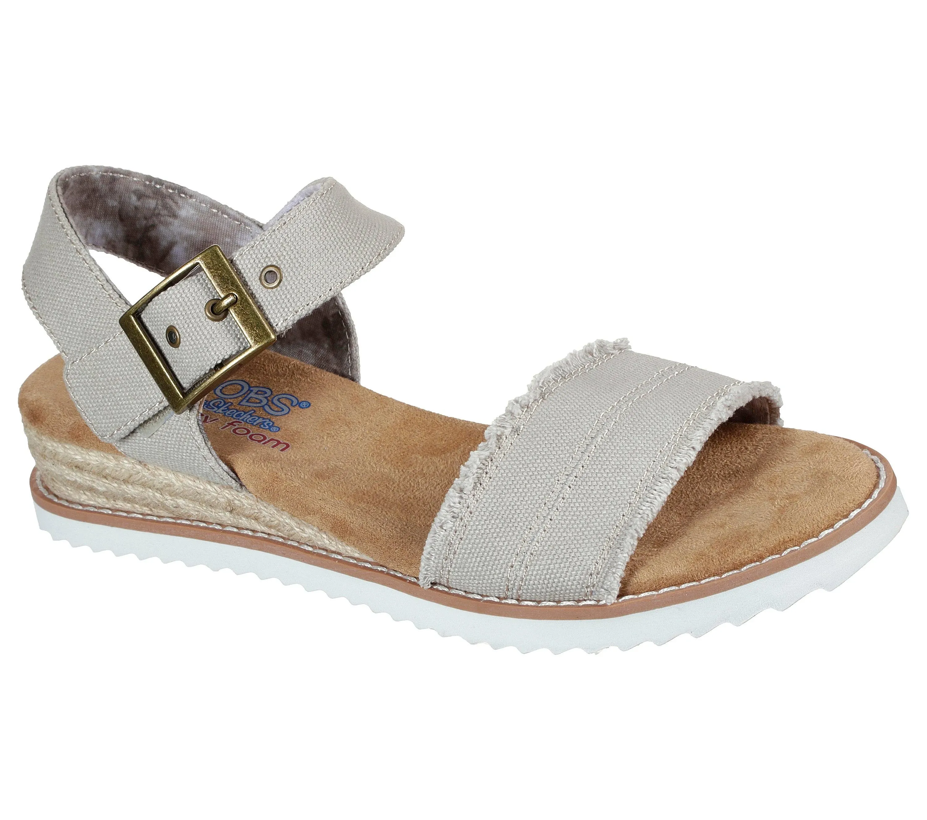 Skechers Women's Bobs Desert Kiss Adobe Princess Sandals