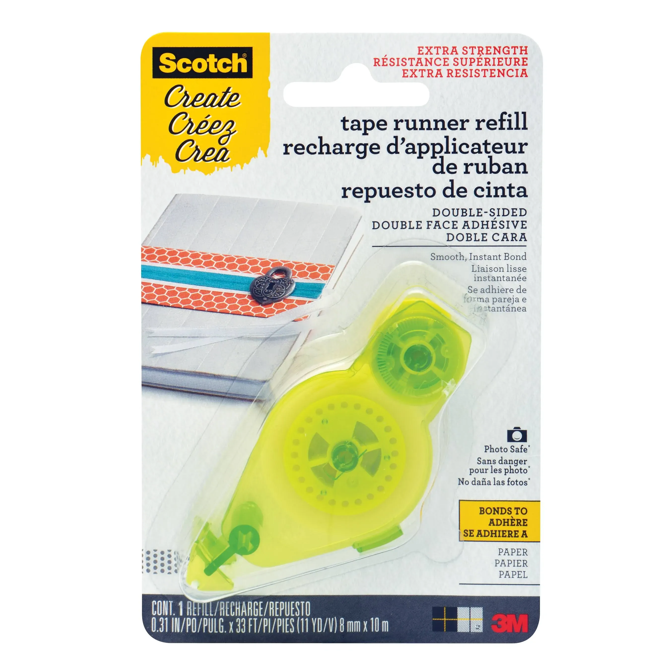 Scotch Create Tape Runner, Extra Strength, Double-Sided