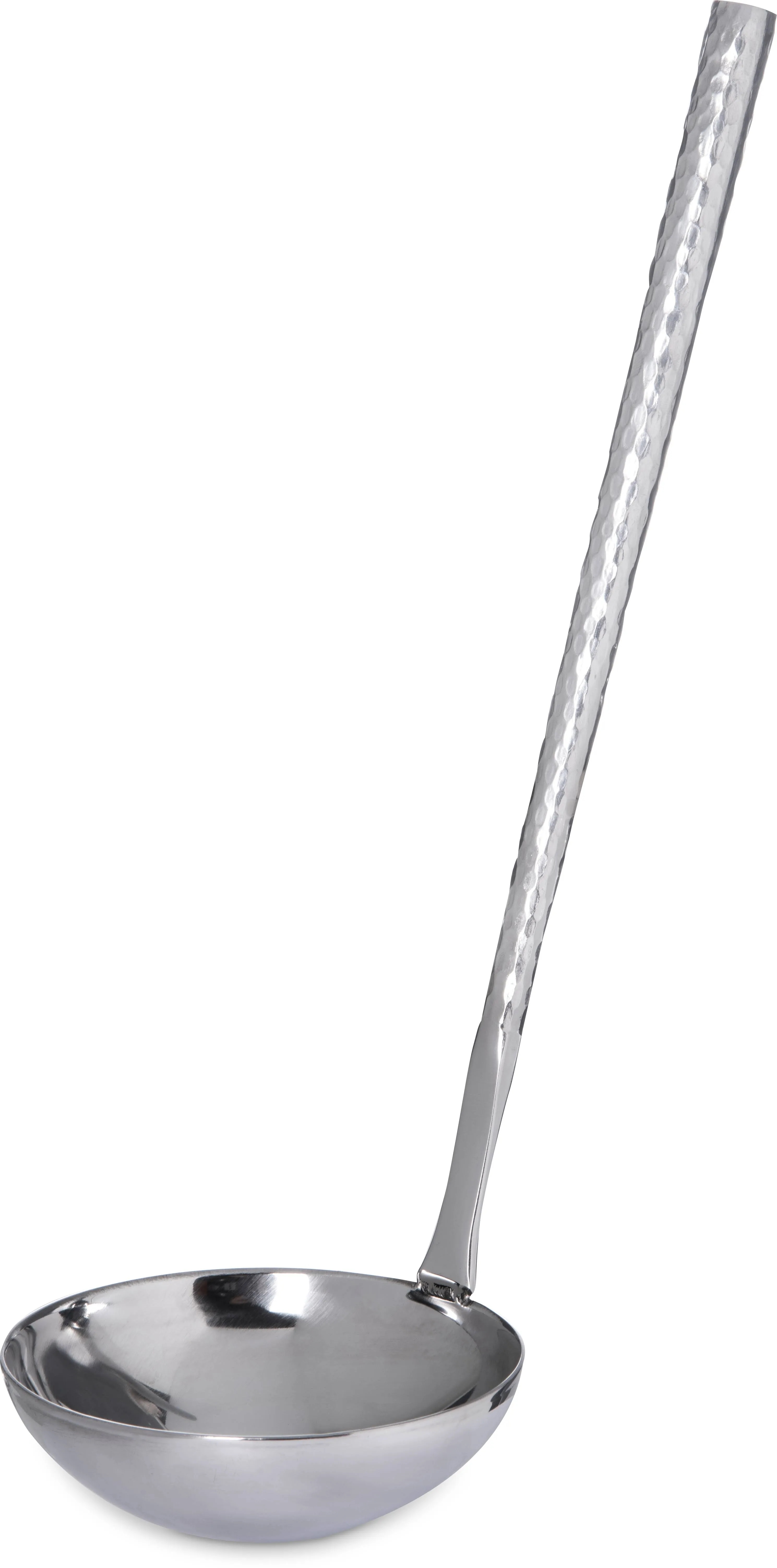 Carlisle FoodService Products 60203 Hammered Stainless Steel Ladle, 13.5" - 4 oz.