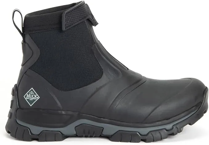 Muck Men's Apex Mid Zip Boot - Black, 14