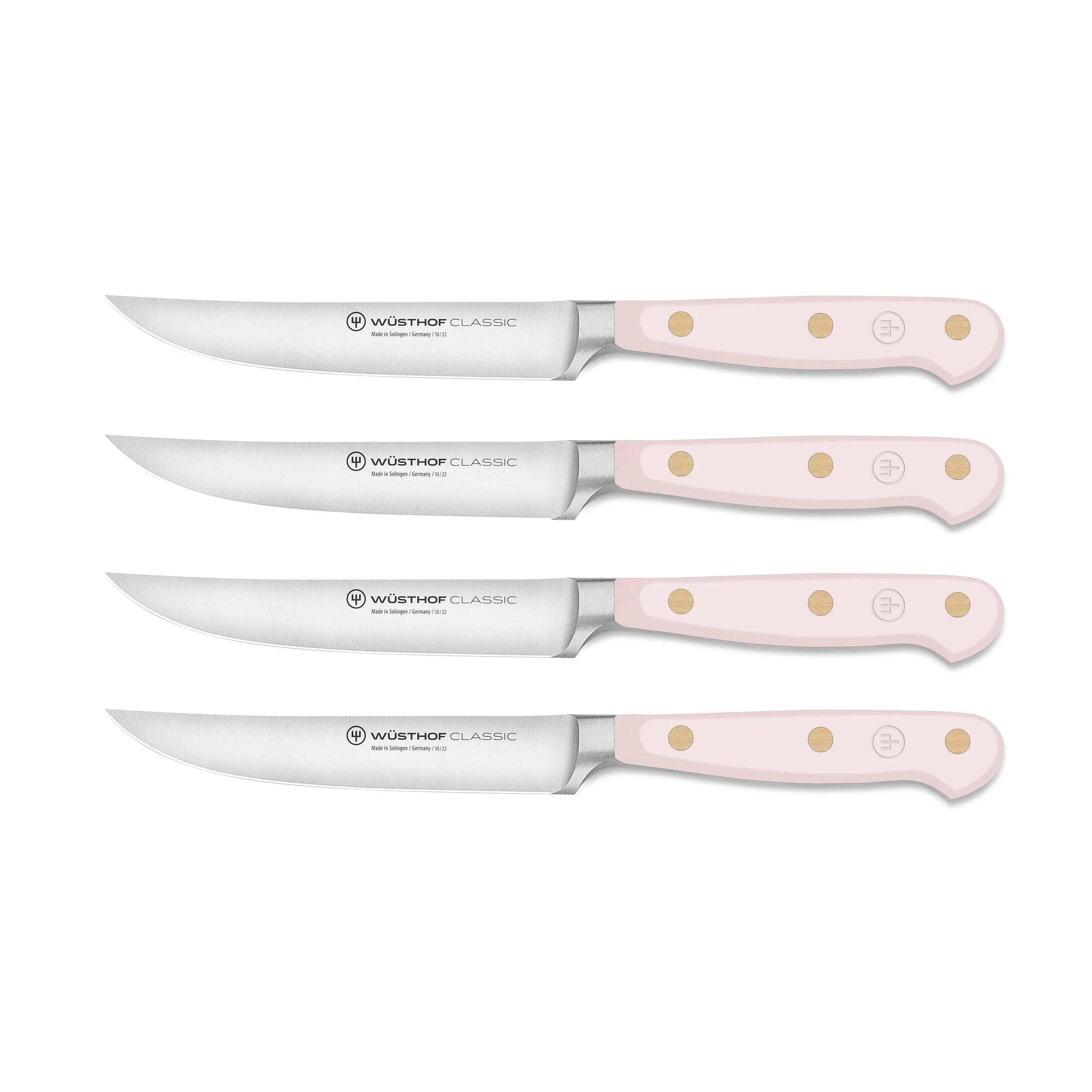 WÜSTHOF Classic 4-Piece Steak Knife Set, Pink Himalayan Salt