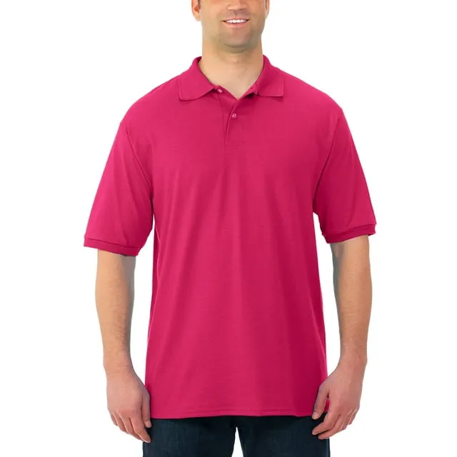 Jerzees Men's Spotshield Short Sleeve Polo Shirt