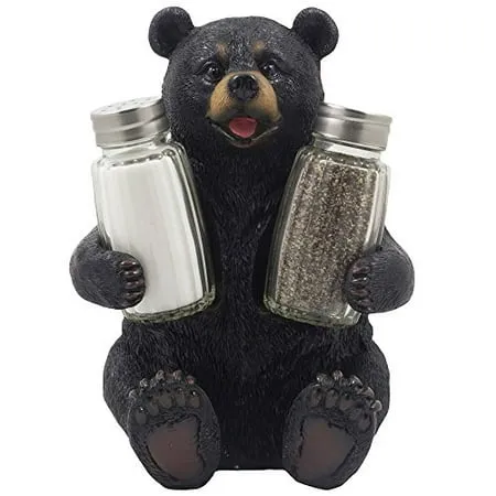 Salt and Pepper Shaker Set with Rack