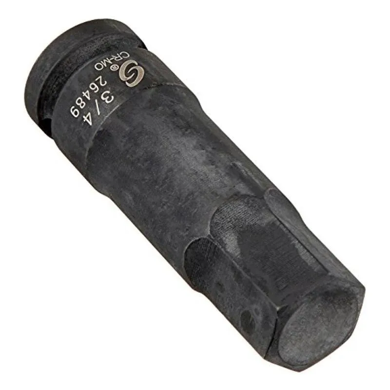 Sunex 26489 1/2 In. Drive Hex Impact Socket, 3/4 In.