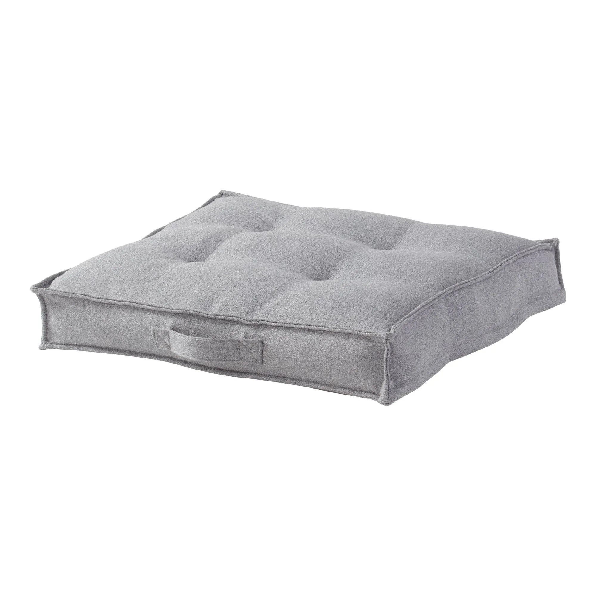 Greendale Home Fashions Jumbo Square Tufted Floor Pillow - Cement