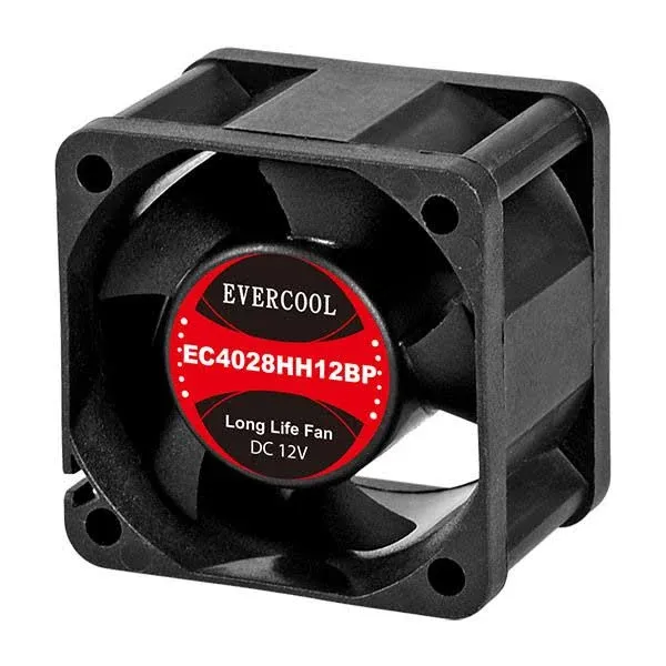 EverCool 40mm x 40mm x 28mm 4Pin PWM Fan (EC4028HH12BP)