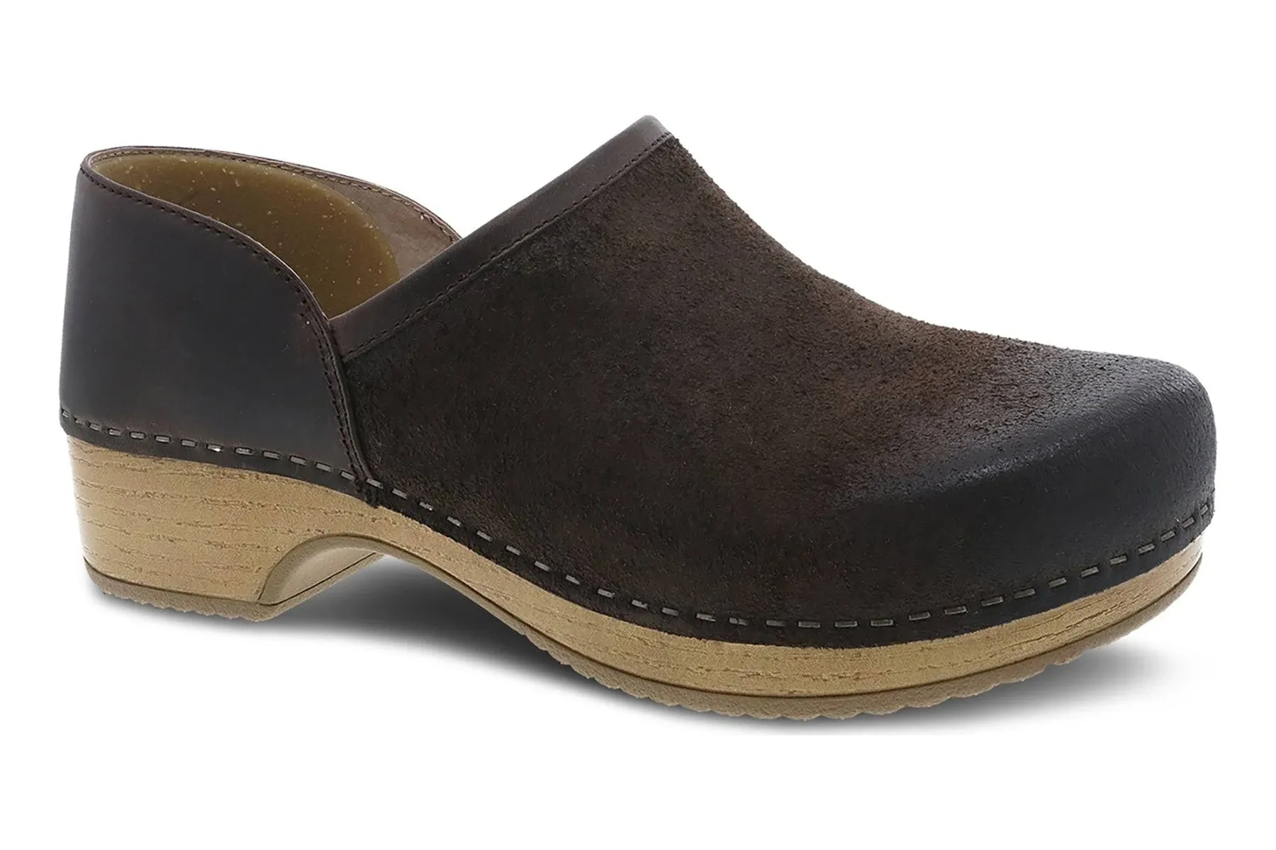 Dansko Women's Brenna - Chocolate Burnished Suede - 37