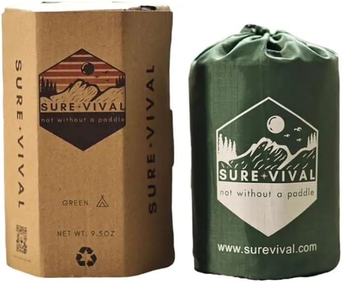 SURE VIVAL 2-Person Emergency Survival Tent- Water Proof, Wind Resistant