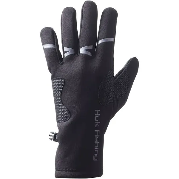 "Huk Men's Liner Fishing Gloves - Black - S/M"