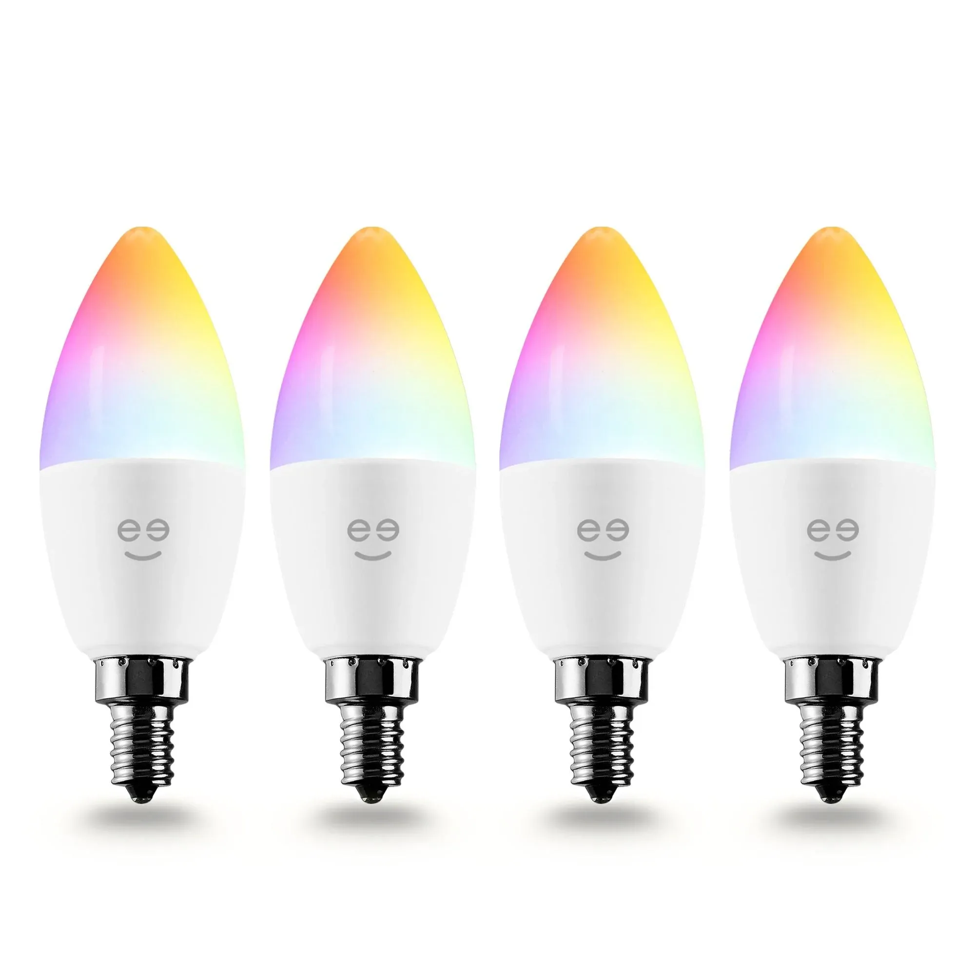 Prisma Plus E12 B11 Candle Wi-Fi Smart Bulb - 40W Color and Tunable White 