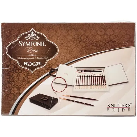 Symfonie Wood Set Rose Interchangeable Deluxe Needle Set