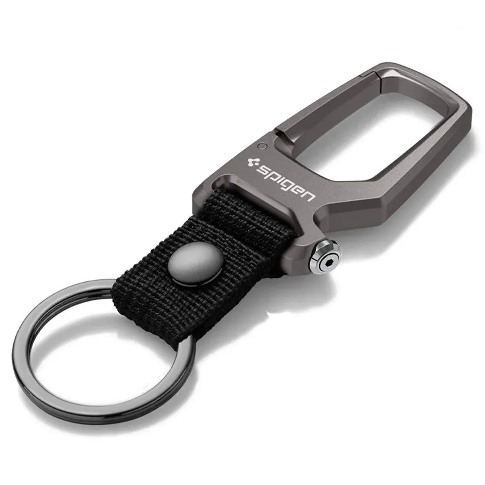 SPIGEN Carabiner with Keyring for Universal [Colour:Black]