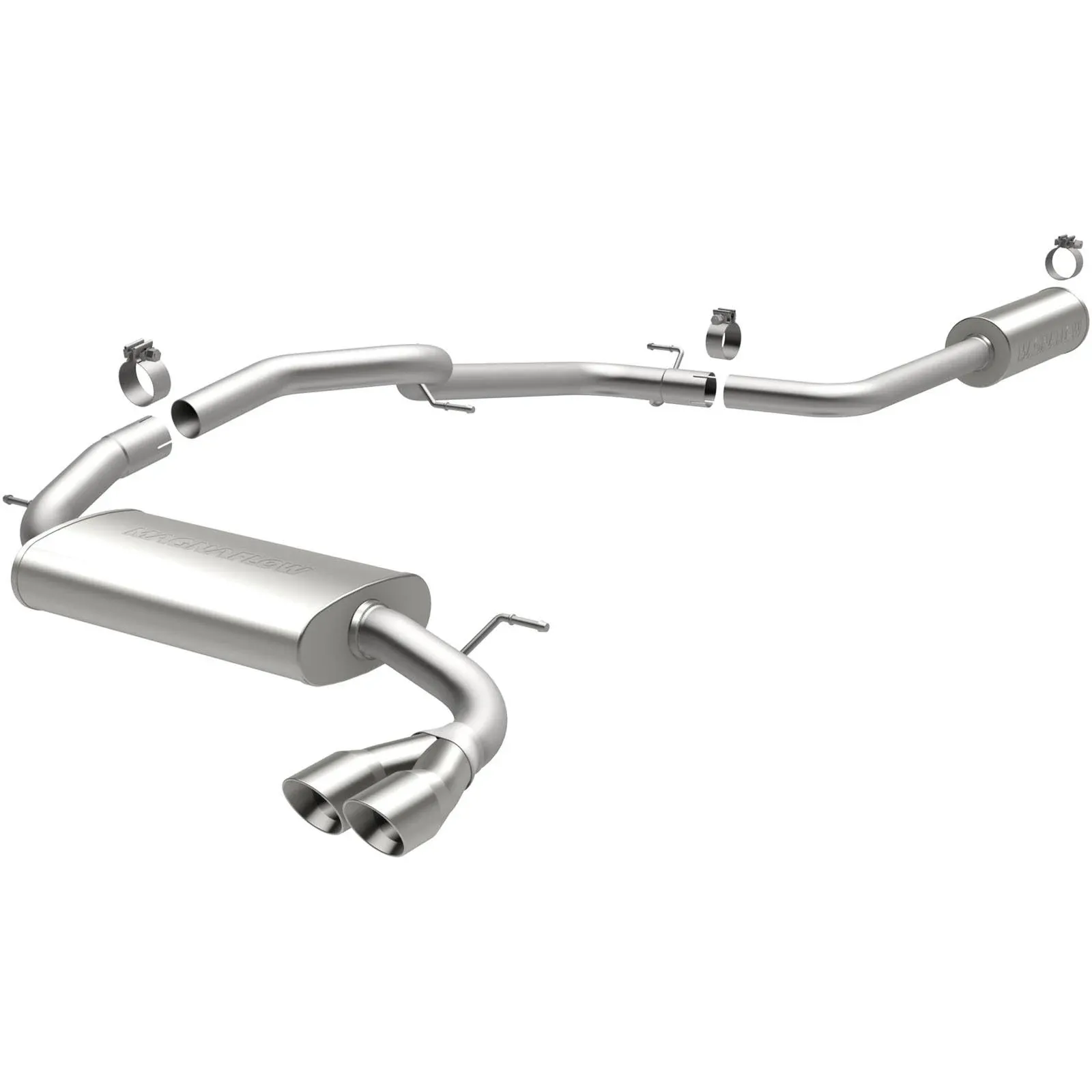 MagnaFlow Ford Focus Street Series Cat-Back Exhaust System - 15072