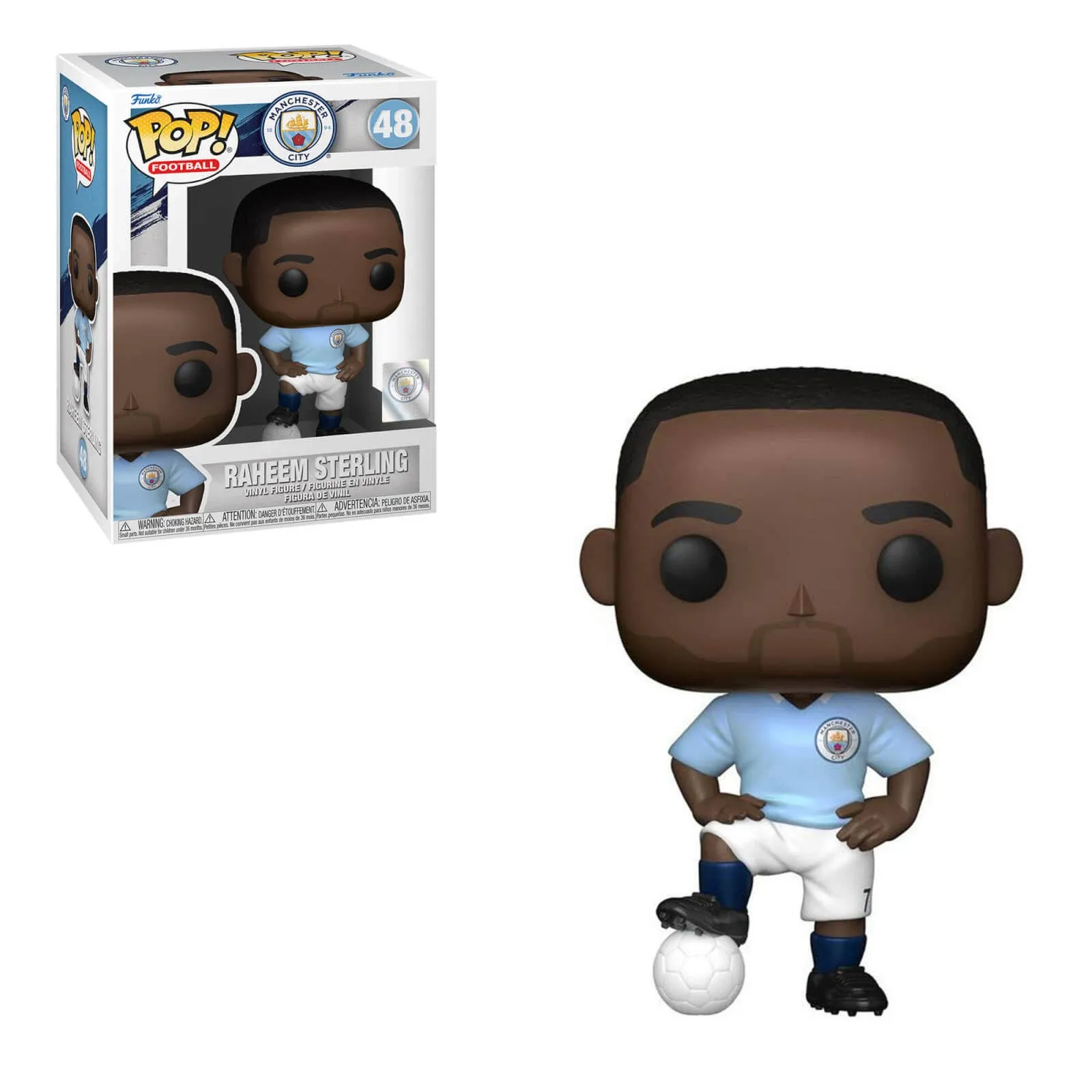 Funko 57864 POP Football Manchester City- Raheem Sterling