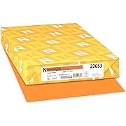 Astrobrights 495470 Astrobrights Multipurpose Paper 24 lbs 11-Inch x 17-Inch Cosmic Orange