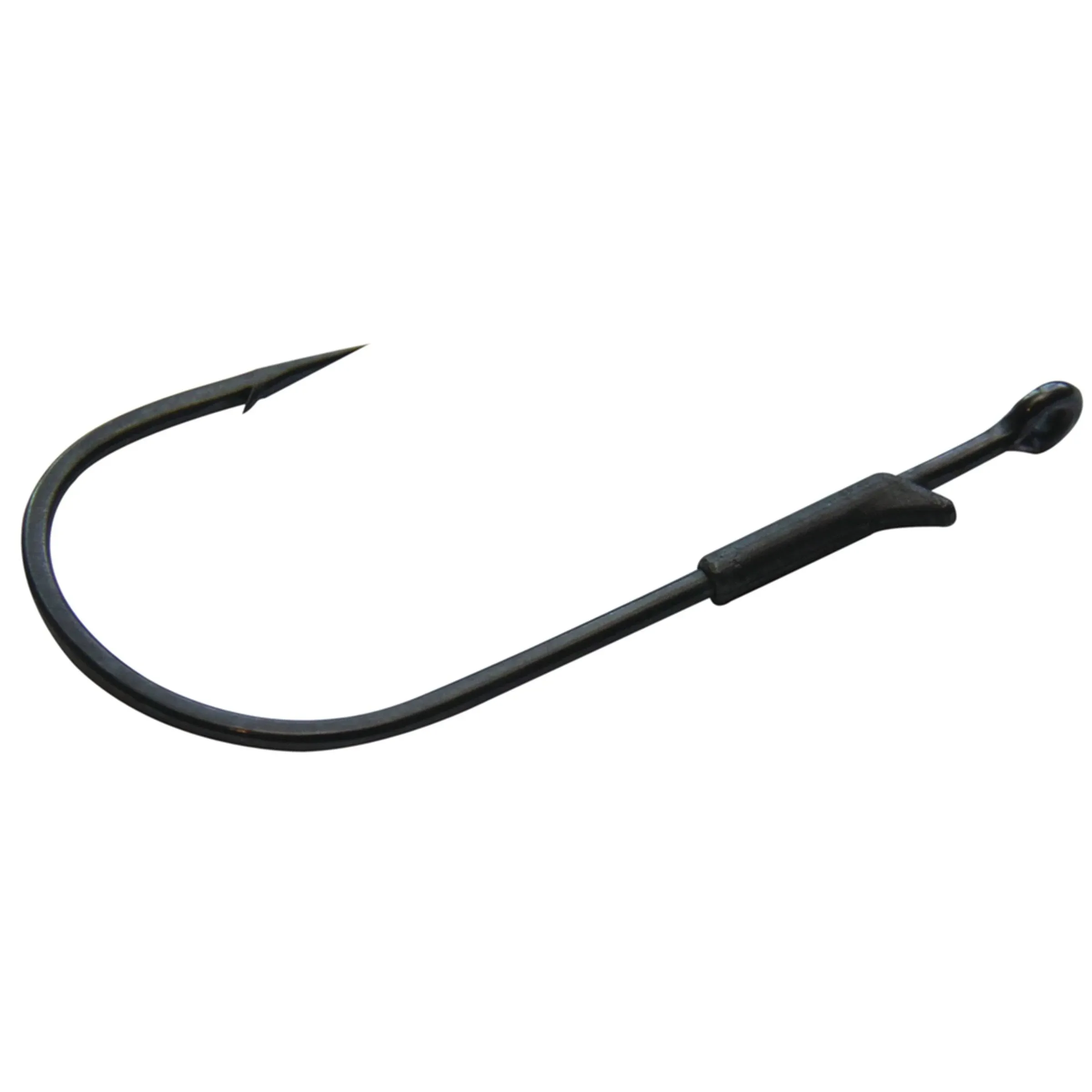 Gamakatsu G Nano Smooth Coat Finesse Heavy Cover Worm Hook, Size 4/0, Black