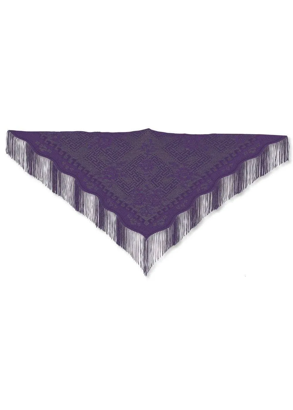 Heritage Lace Purple Dynasty 41"x84" Shawl W/Fringe