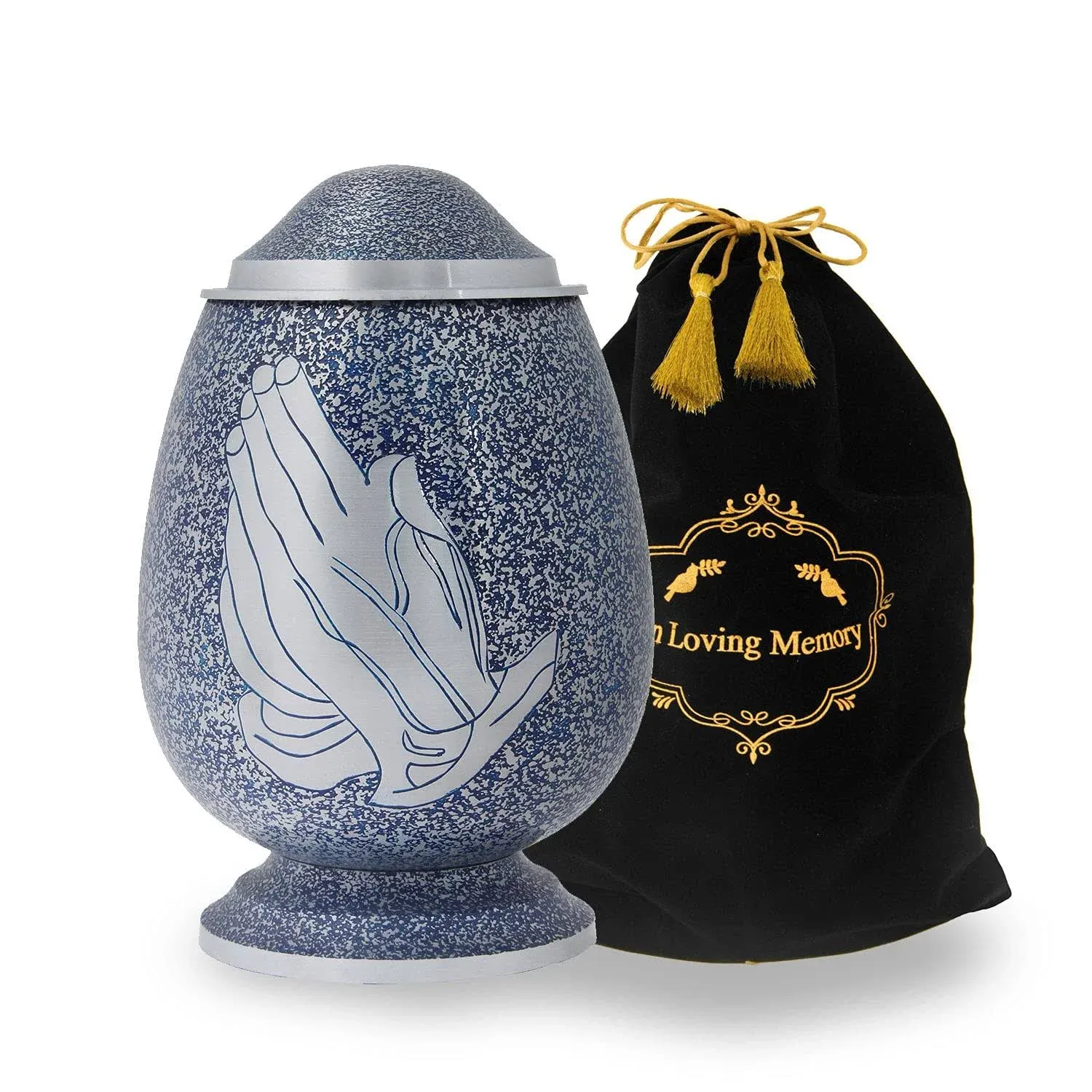 LETUSTO Cremation Urn for Human Ashes Adults, Funeral Burial Dove 