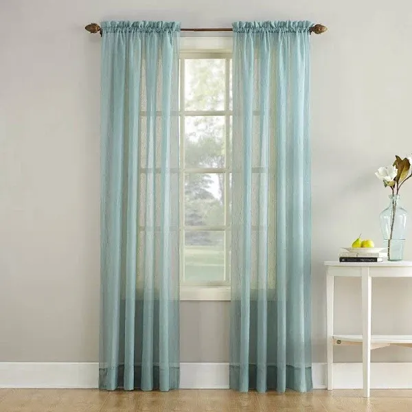 No. 918 Erica Crushed Sheer Voile Grommet Curtain Panel