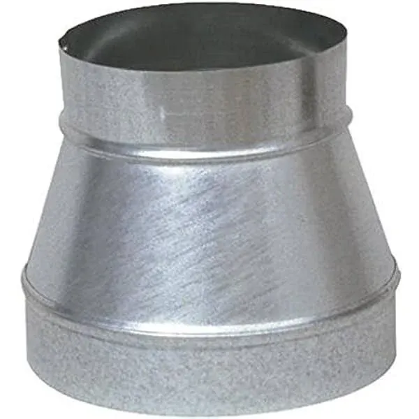 10x6 Duct Reducers -Single Wall Galvanized Metal Duct Reducer 10&#034;to 6&#034;